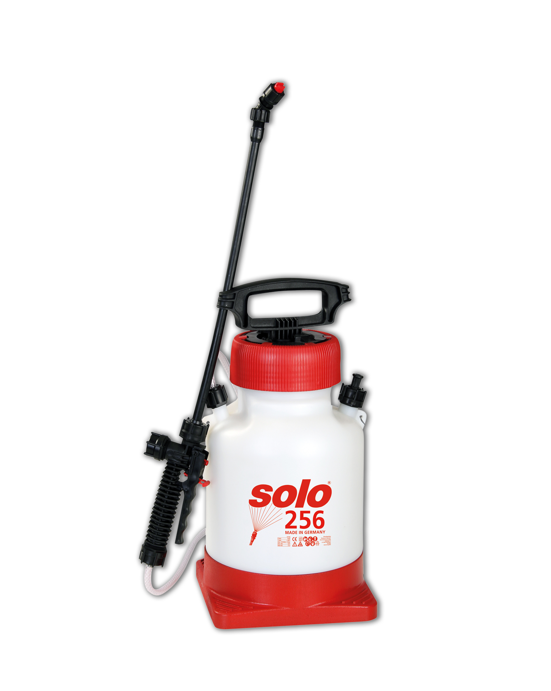 SOLO 256 Drucksprüher 5 Liter - Profi Sprühgerät für Garten, Industrie und Forst