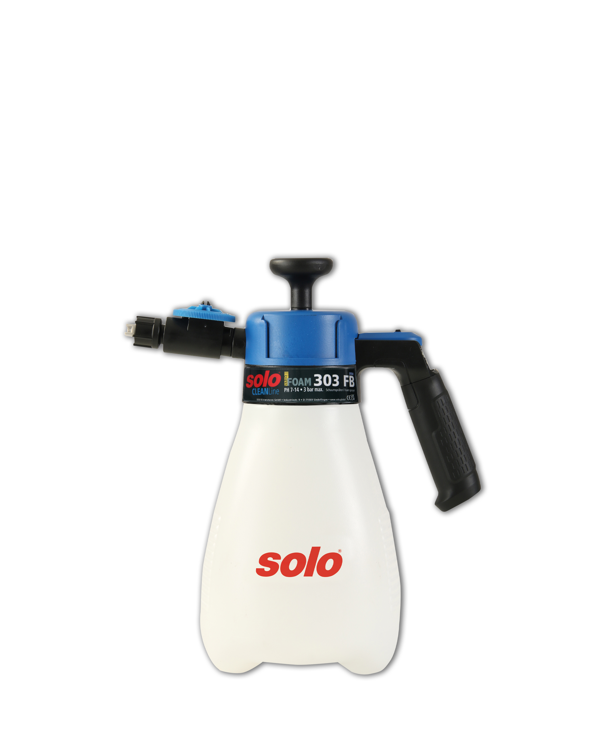 SOLO CLEANLine 303 FB Schaumsprüher, PH-Wert 7-14, 1,25 L Füllmenge - Made in Germany