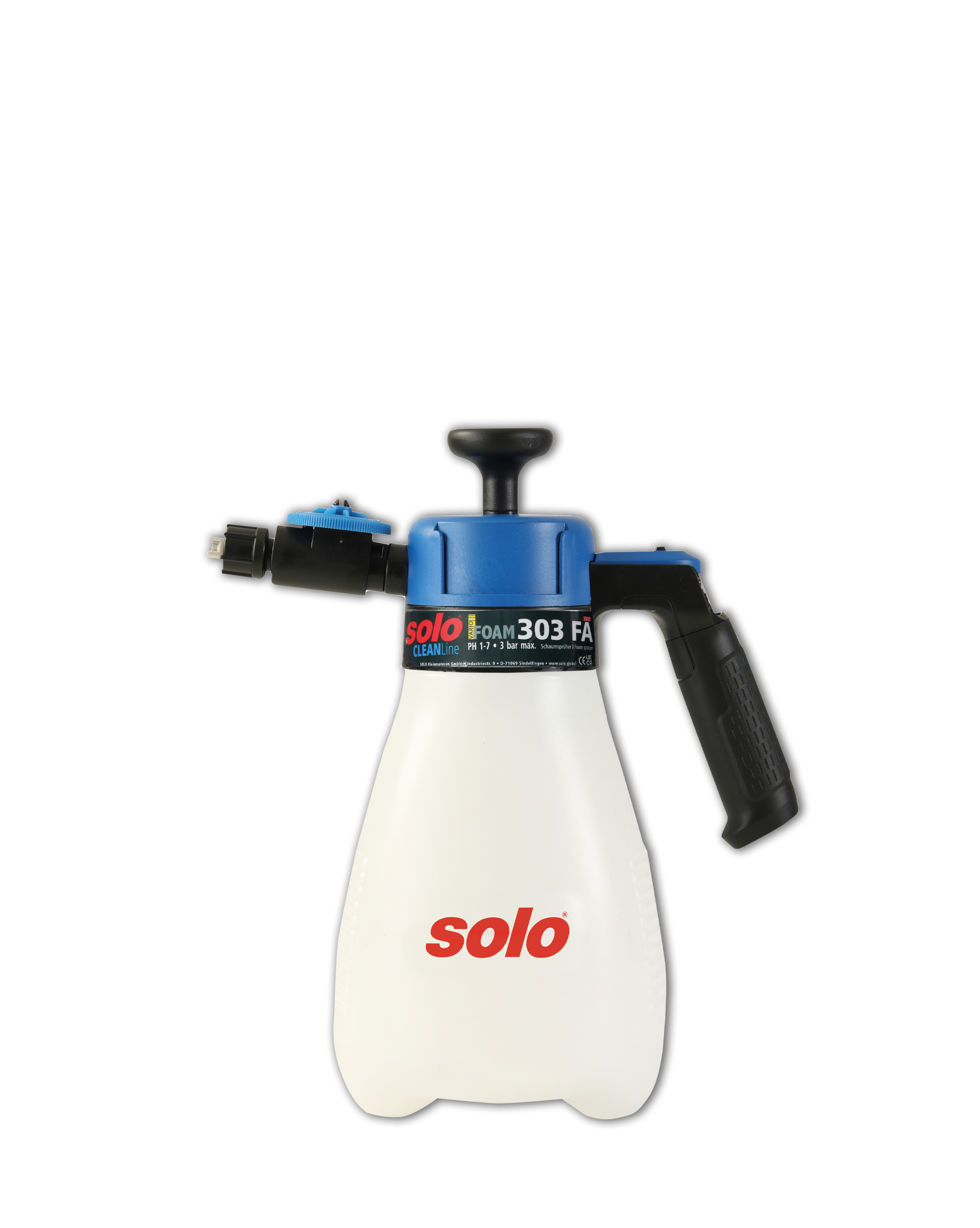 SOLO CLEANLine 303 FA Schaumsprüher, PH-Wert 1-7, 1,25 L Füllmenge - Made in Germany