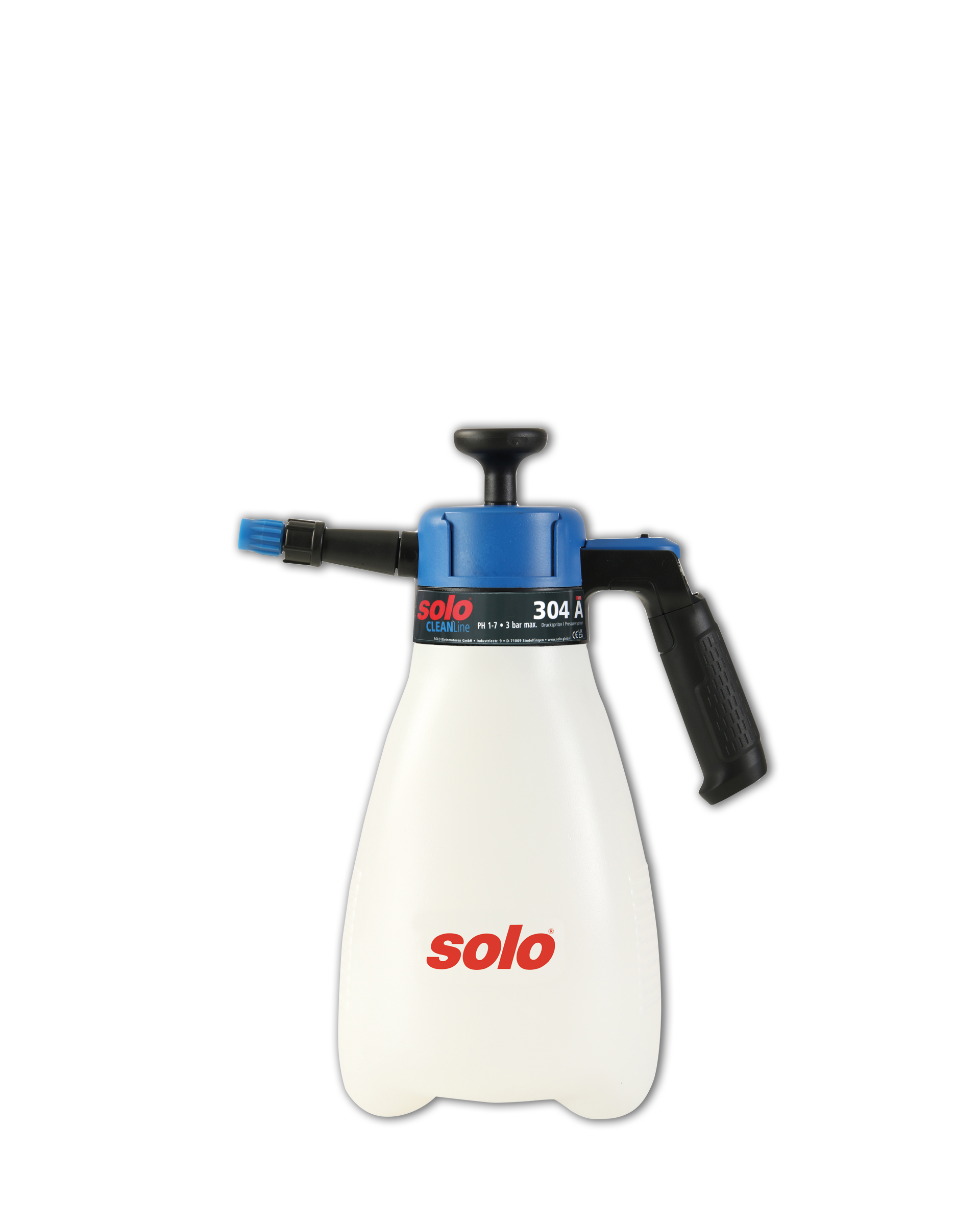 SOLO CLEANLine 304 A Handdrucksprüher, PH-Wert 1-7, 2 L Füllmenge - Made in Germany