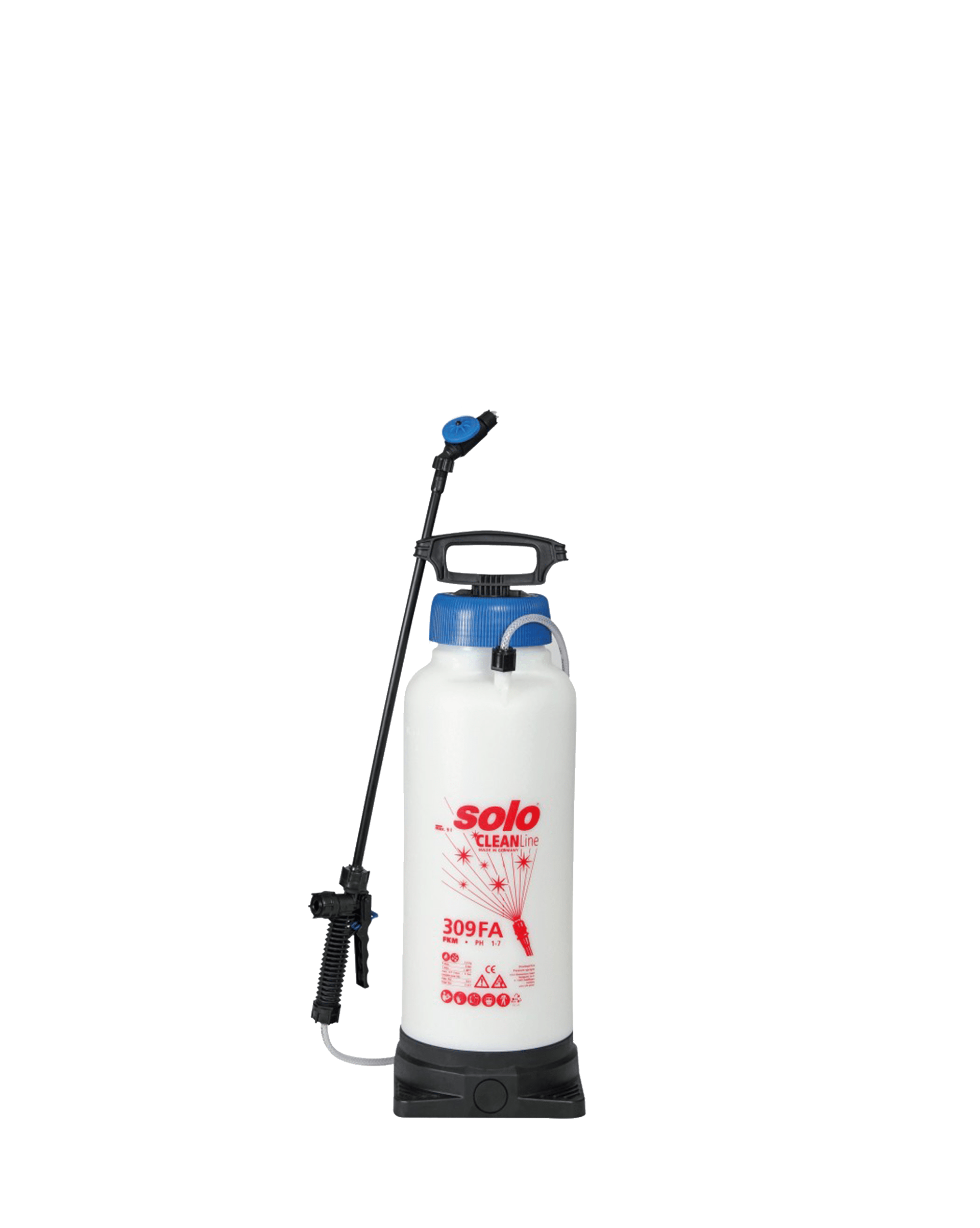 SOLO CLEANLine 309 FA Schaumsprüher, PH-Wert 1-7, 9 L Füllmenge - Made in Germany