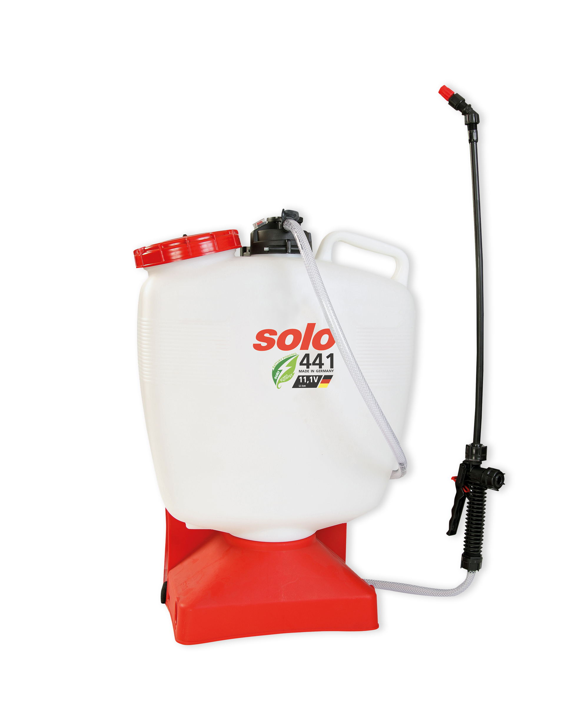 SOLO 441 Akku-Rückenspritze mit Li-Io Akku, 16 Liter Füllmenge - Made in Germany