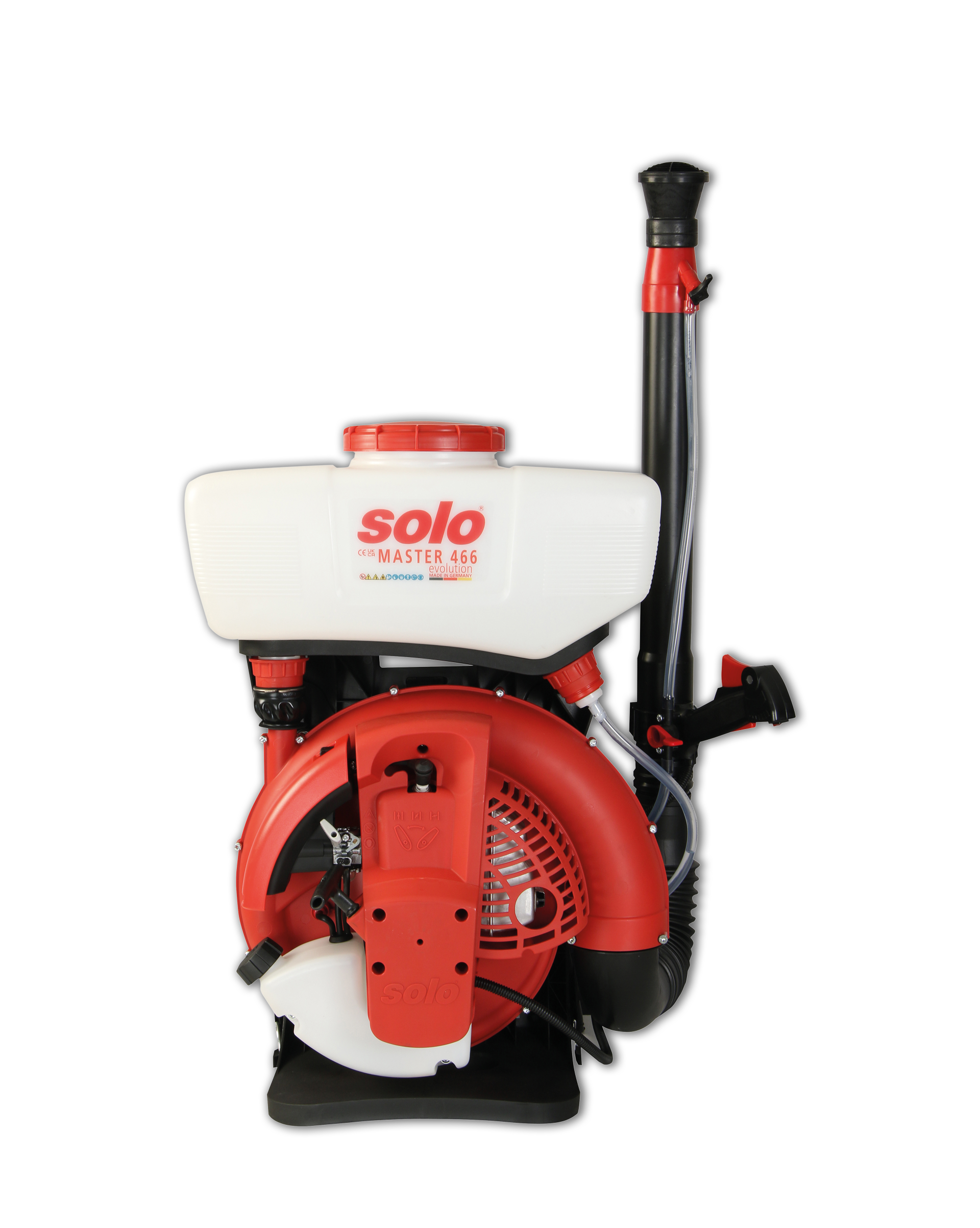 SOLO Master 466 evolution Sprühgerät mit SOLO 2 Takt Benzinmotor, 14 L Füllmenge